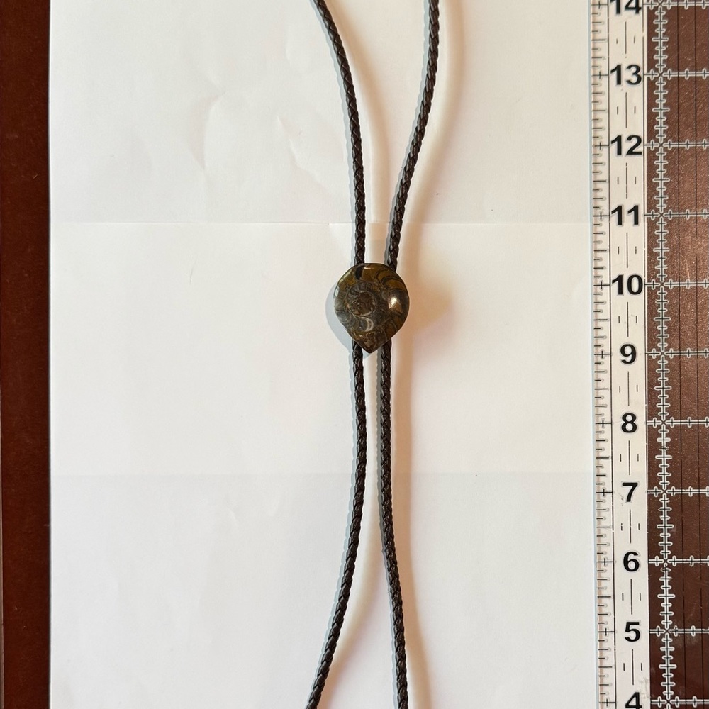 Black Stone Bolo Tie